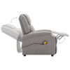 Picture of Fabric Massage Recliner Chair - L Gray