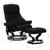 Picture of Recline Massage Chair with Footrest - Black