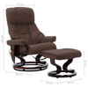 Picture of Recline Massage Chair with Footrest - Brown