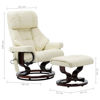 Picture of Recline Massage Chair with Footrest - Cream