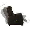 Picture of Living Room Fabric Recliner Massage Chair - Brown