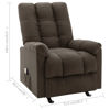 Picture of Fabric Massage Fabric Reclining Chair - D Brown