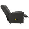 Picture of Recline Massage Fabric Chair - D Gray