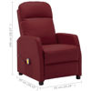 Picture of Living Room Recliner Massage Chair - W Red