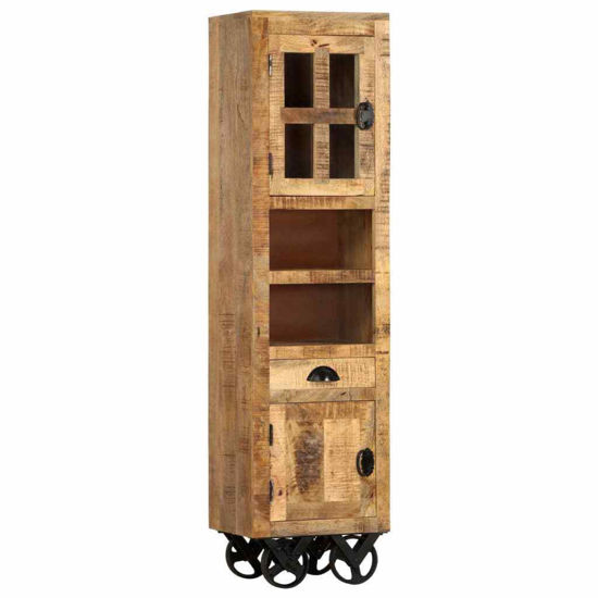 Picture of Wooden Pantry with Wheels 15" SRW