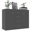 Picture of Storage Cabinet with Drawers 34" EW - Gray