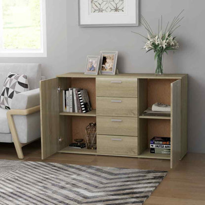 Picture of Wooden Storage Cabinet with Drawers 47" EW-SO