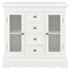 Picture of Wooden Storage Cabinet Sideboard 27" SPW - White