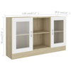 Picture of Wooden Vitrine Display Cabinet 47"