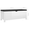 Picture of Storage Box Ottoman 41" EW High Gloss - White