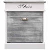 Picture of 20" Wooden Shoe Cabinet PW - Gray