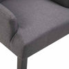 Picture of Fabric Dining Chair with Armrests - 1 pc D Gray