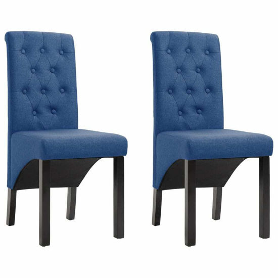 Picture of Dining Fabric Chairs - 2 pc Blue