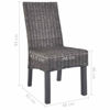 Picture of Dining Rattan Wooden Chairs MW - 2 pc Brown