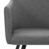 Picture of Fabric Dining Chairs - 2 pc L Gray