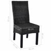 Picture of Dining Rattan Wooden Chairs MW - 4 pc Black