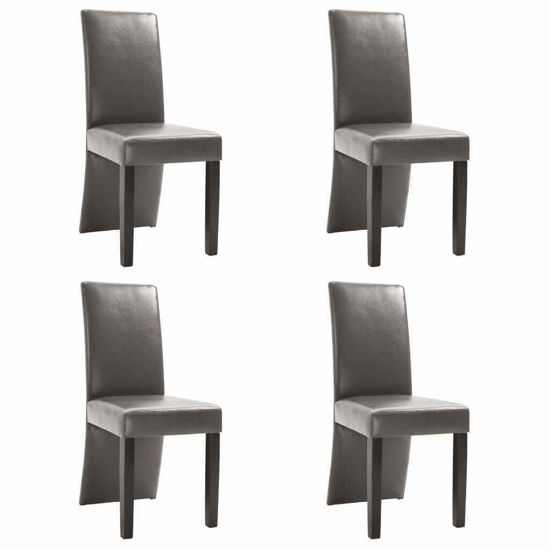 Picture of Dining Chairs - 4 pc Gray