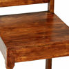 Picture of Wooden Dining Chairs - 4 pc Brown