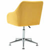 Picture of Dining Fabric Chair with Armrest - 1 pc Yellow