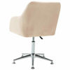 Picture of Dining Fabric Chairs with Armrest - 2 pc Cream