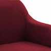 Picture of Dining Fabric Chairs with Armrest - 2 pc W Red