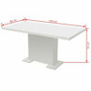 Picture of High Gloss Dining Table 47" - White