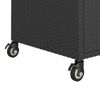 Picture of Mobil Rattan Cart with Drawer 39" - Black