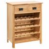 Picture of Wooden Wine Rack Cabinet with Drawers 28" SOW