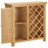 Picture of Wooden Wine Rack Cabinet with Storage 31" SOW