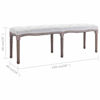 Picture of Hallway Linen Bench 59" SW - Cream White