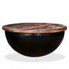 Picture of Wooden Round Coffee Table with Storage 24" SRW