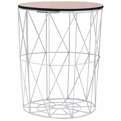 Picture of Round Coffee Table 19" - White