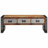 Picture of Wood and Steel Coffee Table with Drawers 39" RW