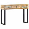 Picture of Solid Wood Accent Hallway Console Table with Drawers 43"