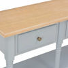 Picture of Rustic Accent Hallway Console Table with Drawers and Shelves 47" - Gray