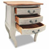 Picture of Bedroom Wooden Nightstand Cabinet 19" - SRW