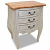 Picture of Bedroom Wooden Nightstand Cabinet 19" - SRW