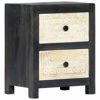 Picture of Wooden Bedroom Nightstand with Storage 16" - SM