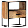 Picture of Wooden Bedroom Nightstand with Storage 16" - SMW