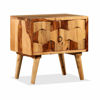 Picture of Wooden Bedsite Nightstand Cabinet with a Drawer 12"