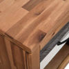 Picture of Wooden Bedroom Nightstand Bedside Cabinet 16" - 2 pc