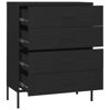 Picture of Sideboard Chest Storage Cabinet 31" - Black