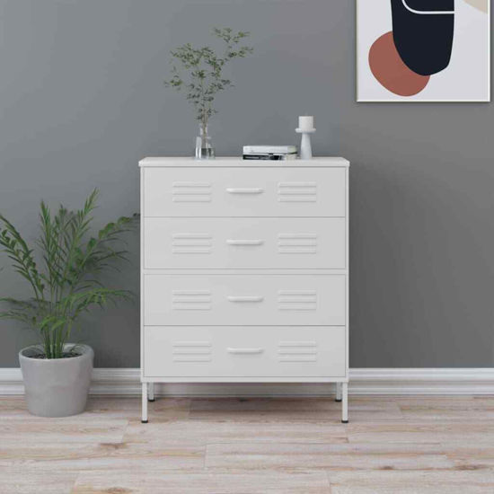 Picture of Sideboard Chest Storage Cabinet 31" - White