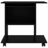 Picture of Computer Desk with Shelves 32" - Black