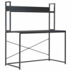 Picture of Computer Desk with Shelves 47" - Black