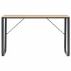 Picture of Computer Desk with Shelves 47" - Black with Oak