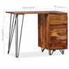 Picture of Wooden Desk with Drawer and Cabinet 43" - Brown