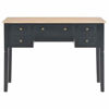 Picture of Wooden Desk with Drawers 43" - Brown Black