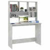 Picture of Computer Desk with Shelves 43" - C Gray