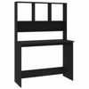 Picture of Computer Desk with Shelves 43" - Black